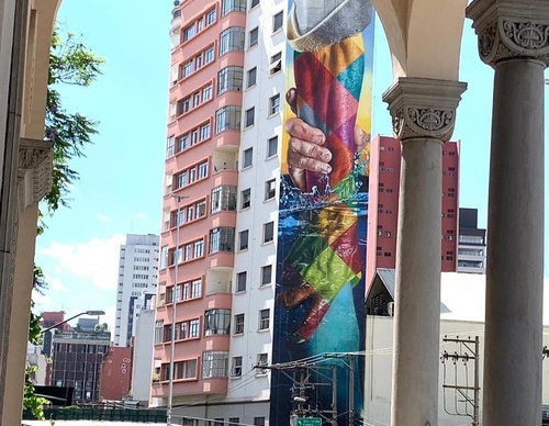 Gallery of street painting by Eduardo Kobra - Brazil