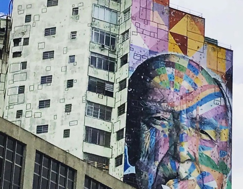 Gallery of street painting by Eduardo Kobra - Brazil