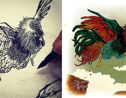 Gallery of Illustration & Graphic Works by Javier Medellin Puyou – Mexico
