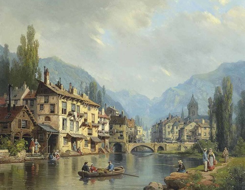 Gallery Of Painting By Charles Kuwasseg-France