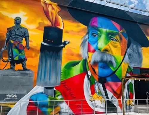 Gallery of street painting by Eduardo Kobra - Brazil