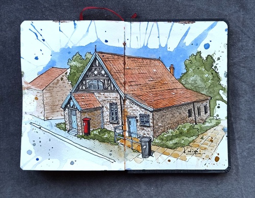 Galeria de pinturas em aquarela de Kalliopi C - Escócia