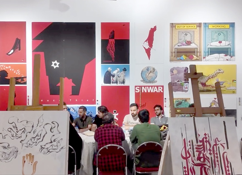 Visual Report on the Art Creation Workshop at the Holocide Event in Tehran