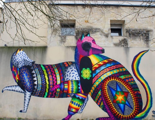 Galería de arte callejero de Spaik - México