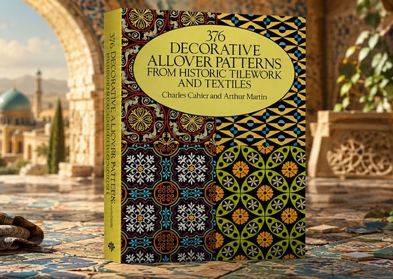 376 Padrões Decorativos Contínuos de Azulejos e Têxteis Históricos
