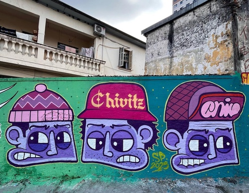 Galería de arte callejero de Chivitz - Brasil