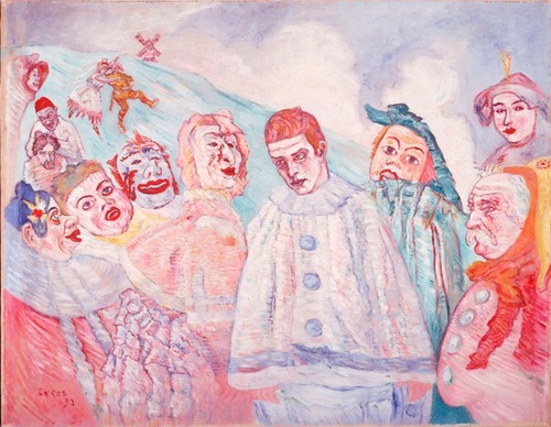 Galeria de pintura a óleo de James Ensor - Bélgica