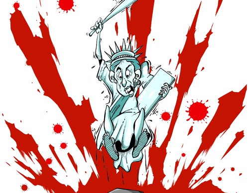 Galeria de desenhos de humor de Tarek Sakhraoui- Argélia