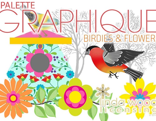 Palette Graphique Birdies and Flowers | Linda Wood