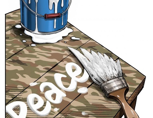 Paz en la mesa de guerra