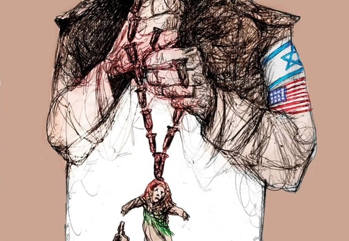 o cativeiro de crianças palestinas