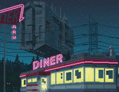 Galería De Ilustración Del Abuelo RetroWave - México