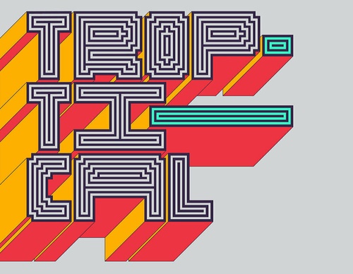 chrisb marquez tropical typeface