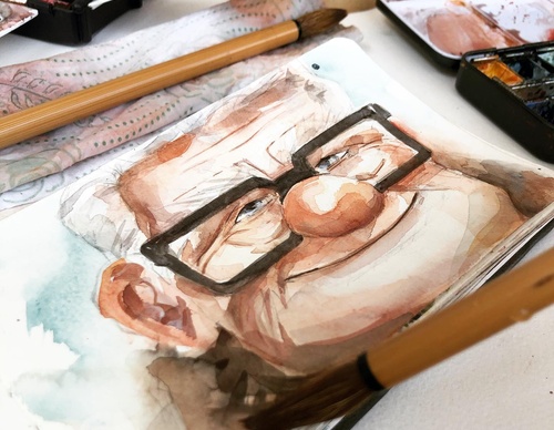 Gallery Of WaterColor Painting By Xavier Palau Blacio - Argentina