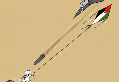 Una lucha desigual Volar cometas es un pasatiempo peligroso en Gaza.