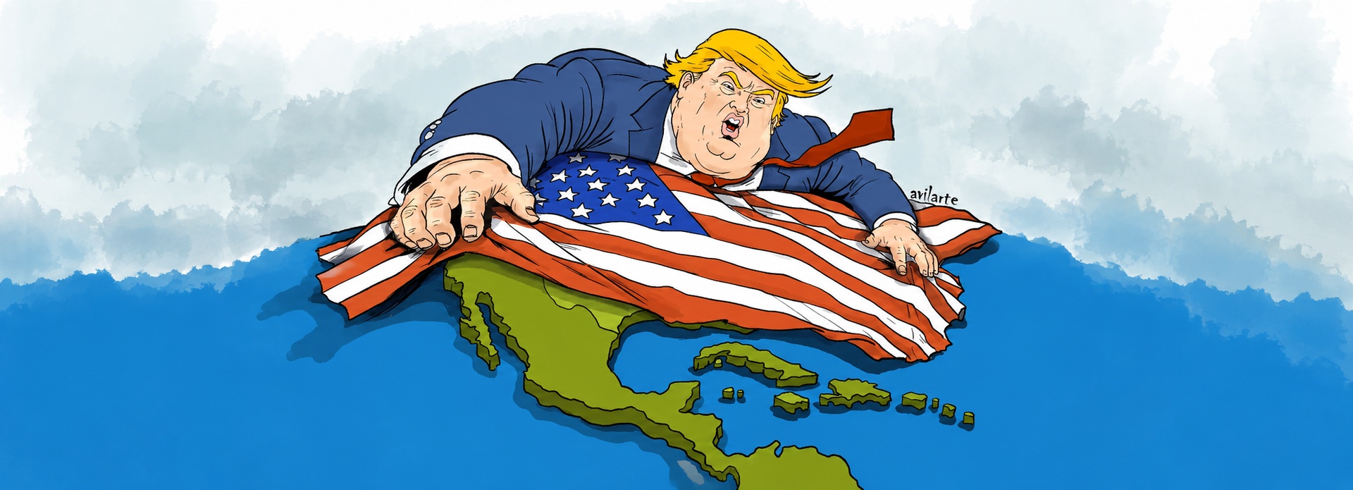 Gallery of political cartoons by José A. Rodríguez Avila – Cuba