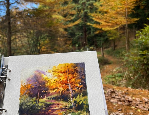 Gallery Of WaterColor Painting By Sofia Wu Mei - China