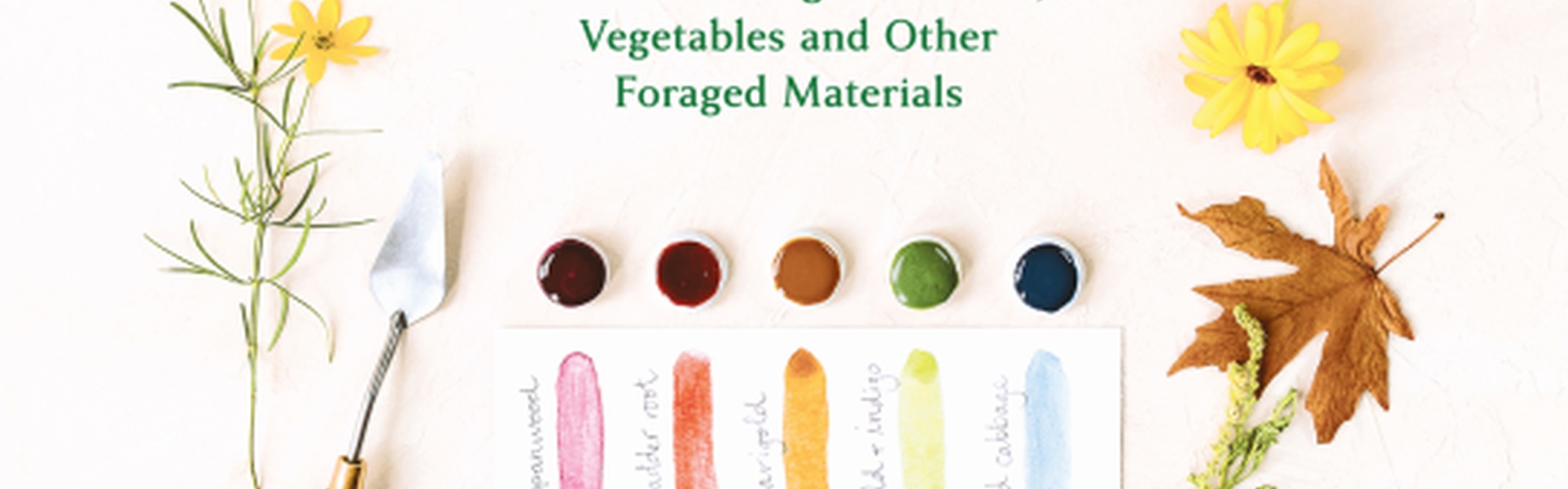 Natural Watercolor Paint Making: Create Beautiful Pigments at Home Using Botanicals, Vegetables and Other Foraged Materials by Joanne Green