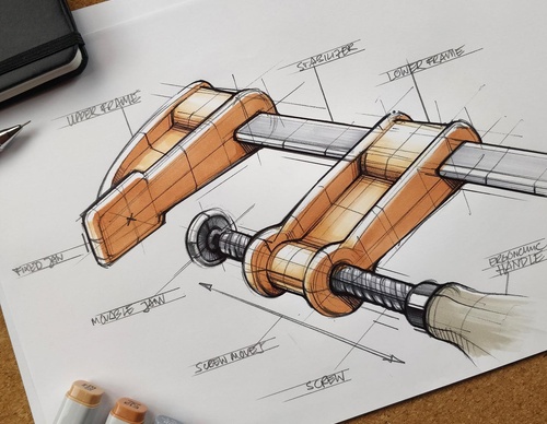 Gallery Of Design Sketching By Marius Kindler - Germany