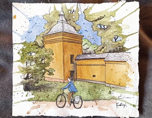 Galeria de pinturas em aquarela de Kalliopi C - Escócia