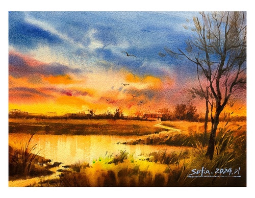 Gallery Of WaterColor Painting By Sofia Wu Mei - China