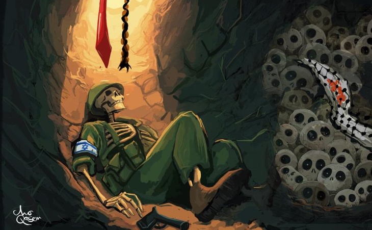 Bodies under the rubble