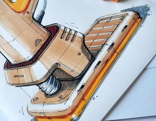 Gallery Of Design Sketching By Marius Kindler - Germany