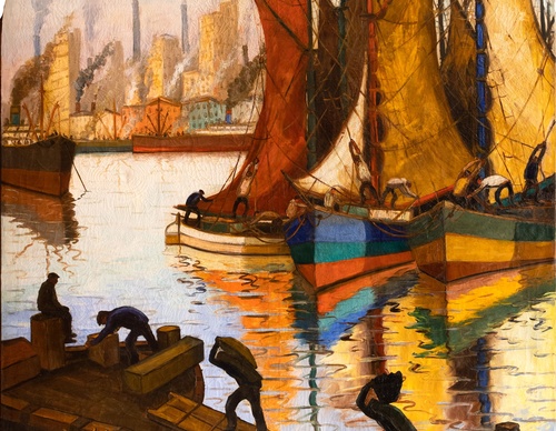 Galeria de pinturas de Benito Quinquela Martín Argentina