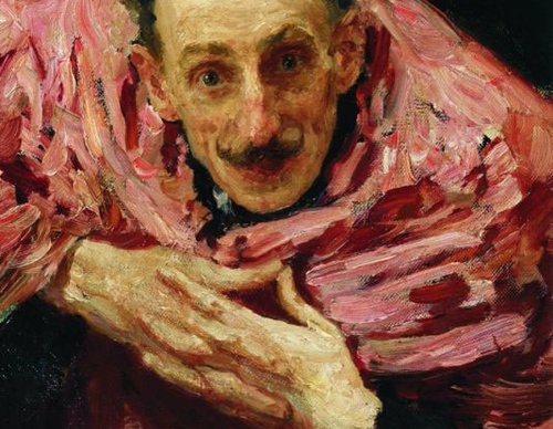 El retrato del actor V.D. Ratov de Iliá Repin