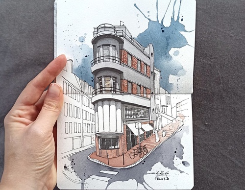 Galeria de pinturas em aquarela de Kalliopi C - Escócia
