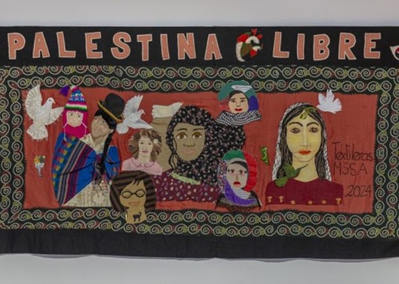 Apoio à Palestina na MSSA em Salvador