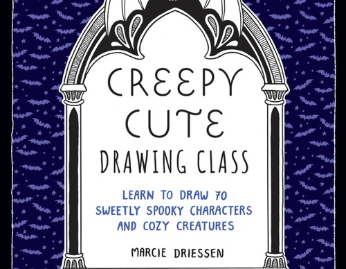 Aula de Desenho Assustadoramente Fofo: Aprenda a Desenhar 70 Personagens Adoráveis ​​e Criaturas Aconchegantes por Marcie Driessen