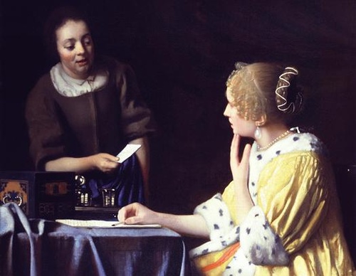 Gallery of painting by Johannes Vermeer - Netherlands