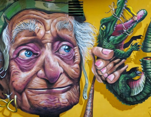 Galería de arte callejero de Nauni - España