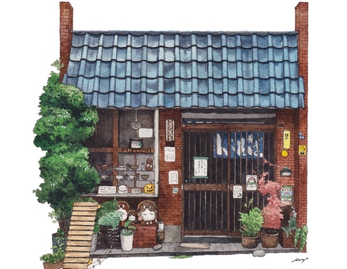 Gallery Of WaterColor Painting By Abby - Japan