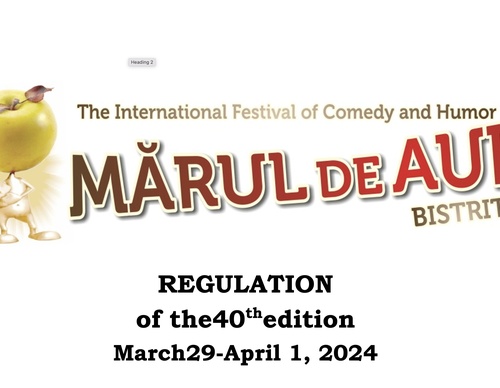 "Marul de Aur" International Satirical Graphics Competition, Bistriţa, 2024