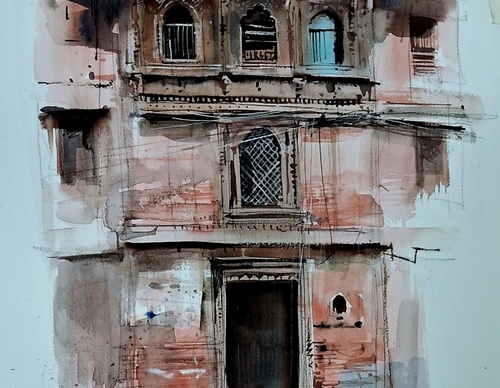 Gallery Of Watercolor Painting By Milind Mulick - India