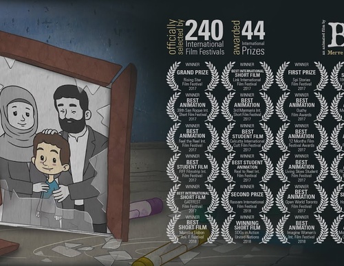 Un galardonado viaje animado sobre la vida de un niño en tiempos de guerra: LA CAJA - Del patio de juegos al bote salvavidas.