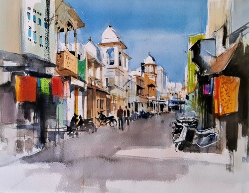 Gallery Of Watercolor Painting By Milind Mulick - India