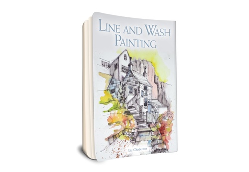 Pintura a linha e aguada por Liz Chaderton