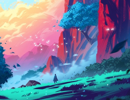 Galeria de ilustrações de Philip Sue - Nova Zelândia