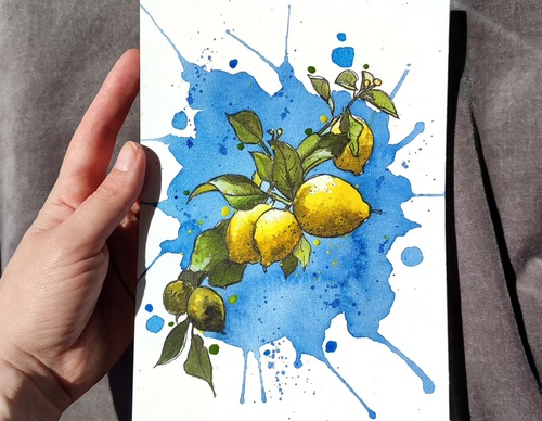 Galeria de pinturas em aquarela de Kalliopi C - Escócia