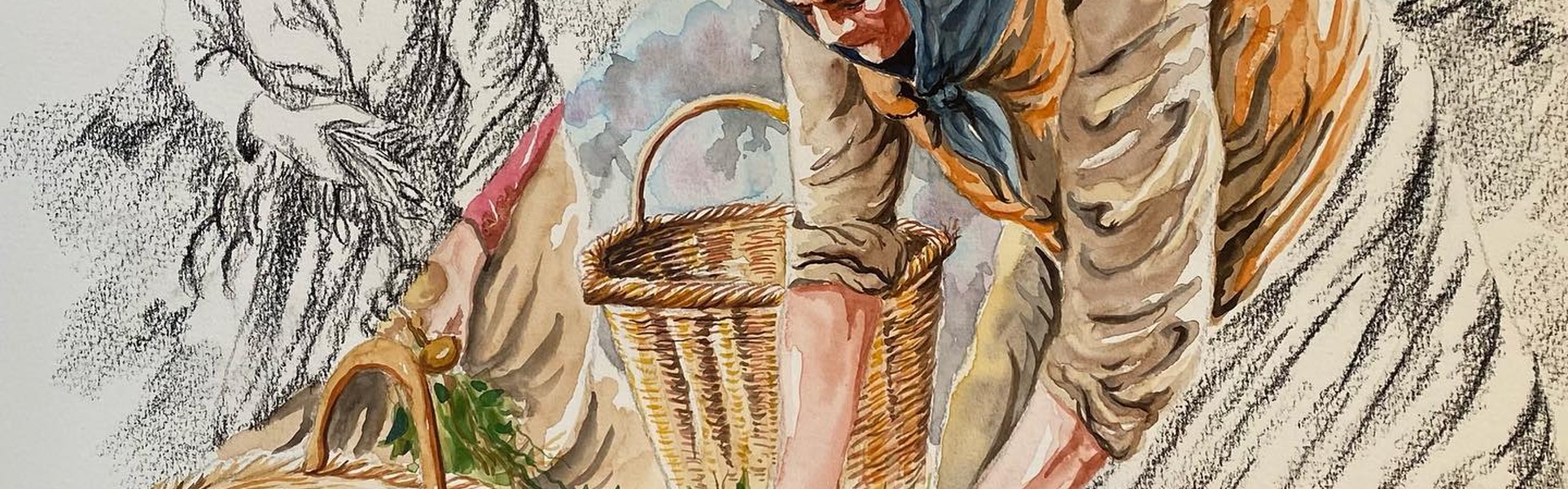Galeria de Pinturas em Aquarela de Alvarez - Colômbia