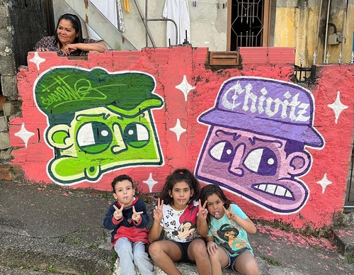 Galería de arte callejero de Chivitz - Brasil