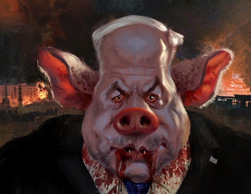holocide caricature