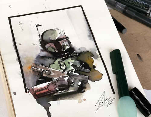 Gallery Of WaterColor Painting By Xavier Palau Blacio - Argentina