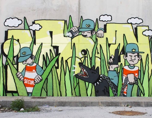 Galeria de arte de rua de Imon - Espanha