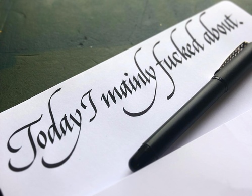 Gallery Of Calligraphy By Seb Lester - United Kingdom