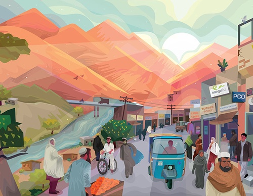 Gallery of illustration by Hazem Asif - Pakistan