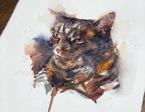 Gallery Of WaterColor Painting By Xavier Palau Blacio - Argentina